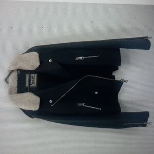 Levi's faux leather jacket fits size Medium